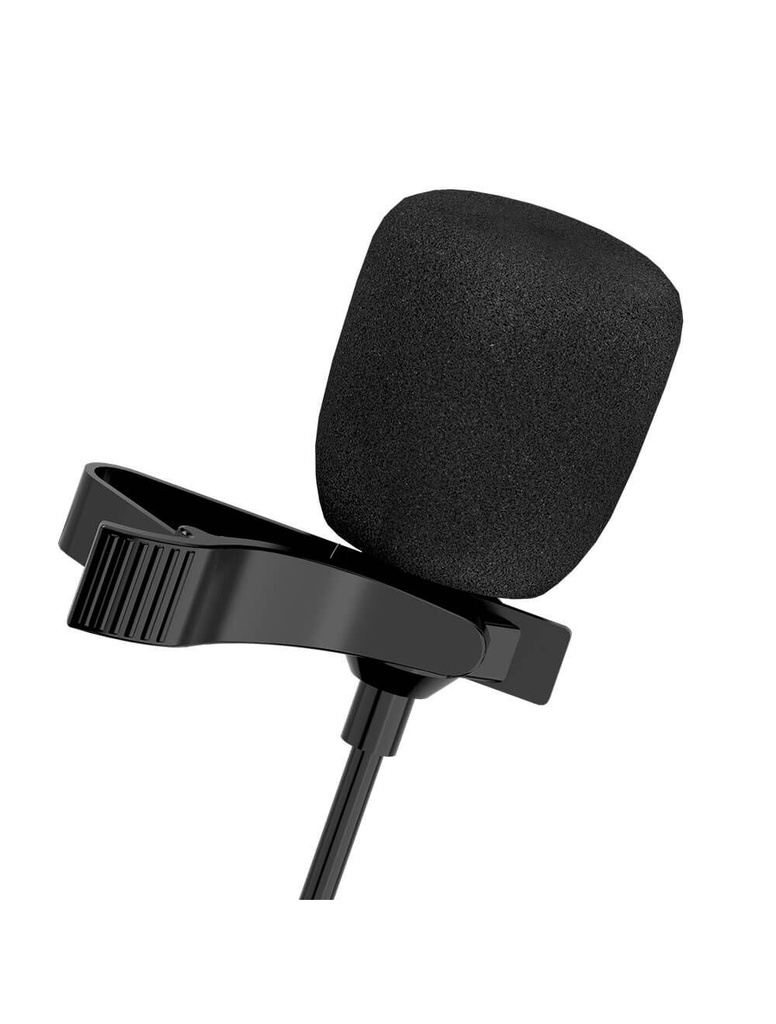 Devia EM063 Smart series wired Microphone Type-C - 1.5M - Black