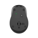 2B (MO186) Dual Mode Bluetooth 2.4GHz Mouse 800 - 1200 - 1600 - 2400 DPI with Rechargeable Battery - Black