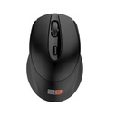 2B (MO186) Dual Mode Bluetooth 2.4GHz Mouse 800 - 1200 - 1600 - 2400 DPI with Rechargeable Battery - Black