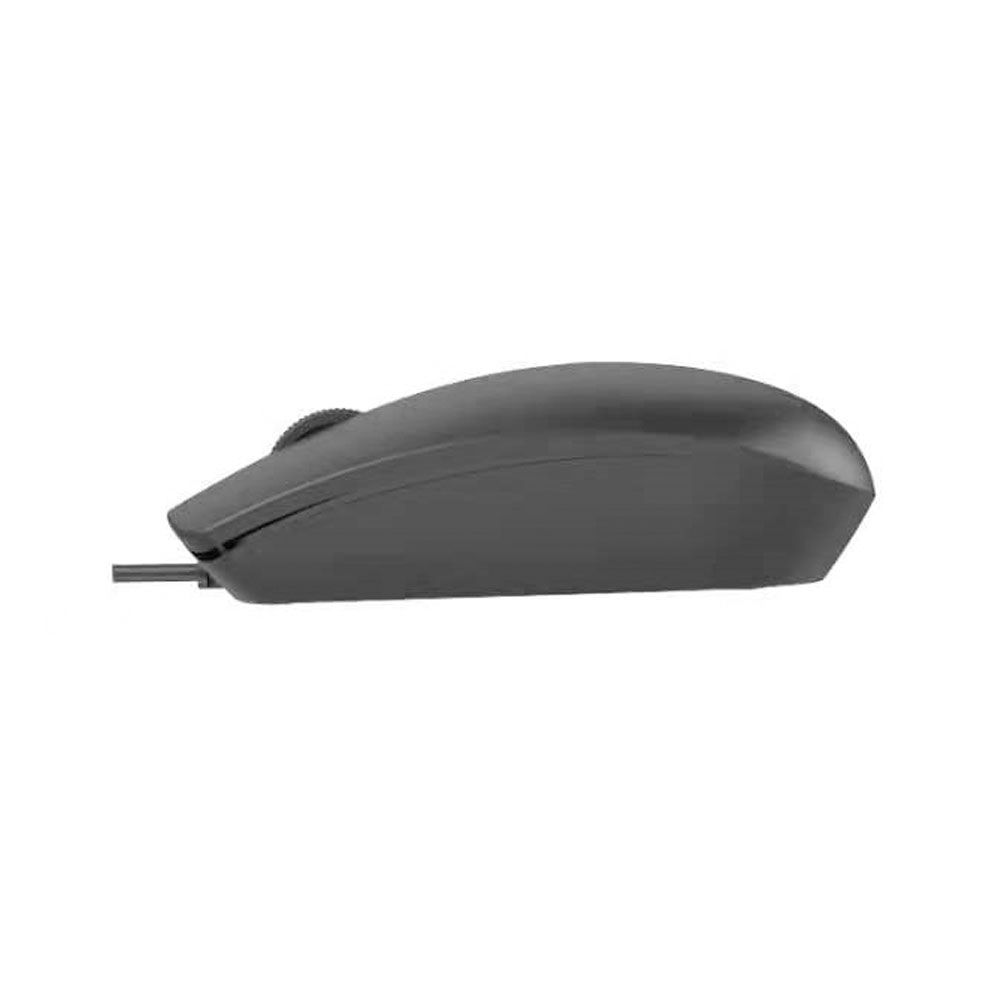 E-Train USB Wired Optical Mouse - Black