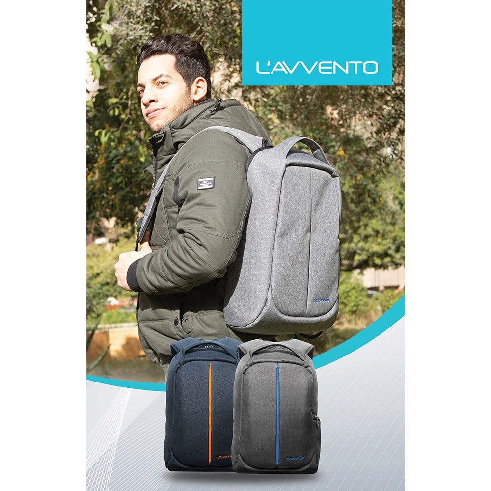 L'avvento Discovery Laptop Anti-Theft Backpack fit up to 15.6” Nylon with Padded Laptop Compartment