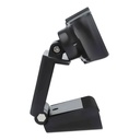 Manhattan USB Webcam Two Megapixels 1080p Full HD USB-A Plug Integrated Microphone Adjustable Clip Base - 462006 - Black
