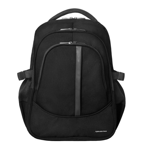 [BG74B] L'avvento Discovery Backpack fit with Laptops up to 15.6", Material Nylon +PU, Black