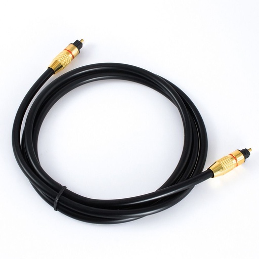 [DC557] 2B (DC557) - Toslink Fiber Optical Cable for Sound - 1.5M - Black