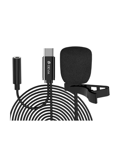 [MI33C] Devia EM063 Smart series wired Microphone Type-C - 1.5M - Black