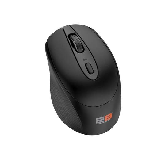 [MO186] 2B (MO186) Dual Mode Bluetooth 2.4GHz Mouse 800 - 1200 - 1600 - 2400 DPI with Rechargeable Battery - Black