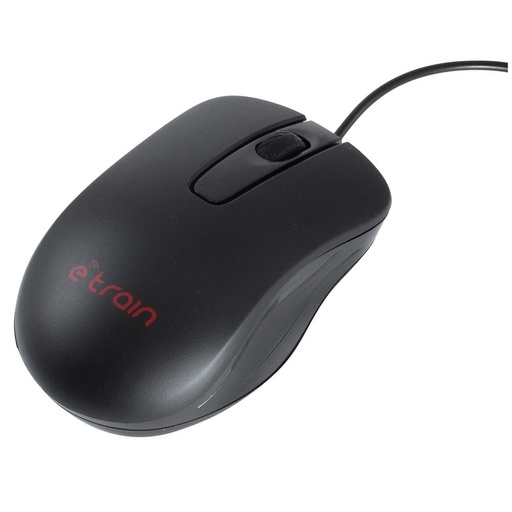[MO660] E-Train (MO660) Wired Mouse 1200 DPI - Black