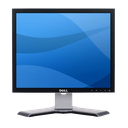 شاشة ديل الترا شارب  1908FP  دقة 1024 1280x اتش دي 19بوصة LCD-TFT